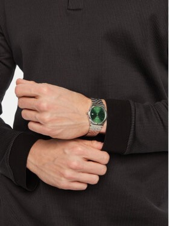 Casio Zegarek MTP-B145D-3AVEF Srebrny