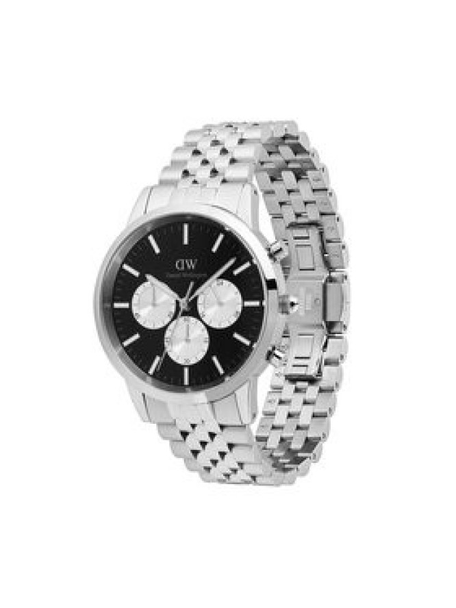 Daniel Wellington Zegarek Iconic Chronograph DW00100873 Srebrny