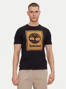 Timberland T-Shirt TB0A5WQQ Czarny Regular Fit