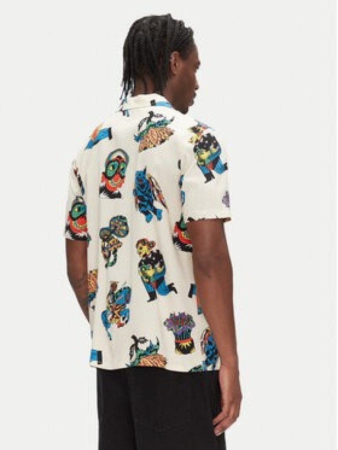 Volcom Koszula Bob Mollema A0412513 Écru Boxy Fit