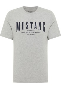 Męski T-Shirt Mustang Style Alex Mid Grey Mélange 1017336 4140