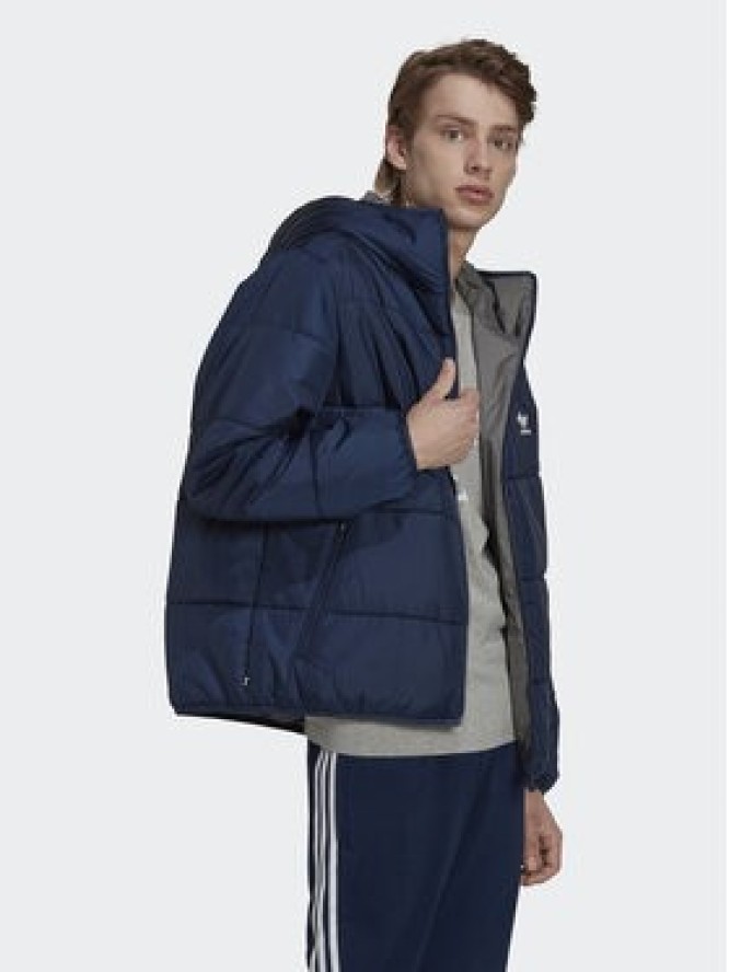 adidas Kurtka przejściowa HM2462 Granatowy Relaxed Fit
