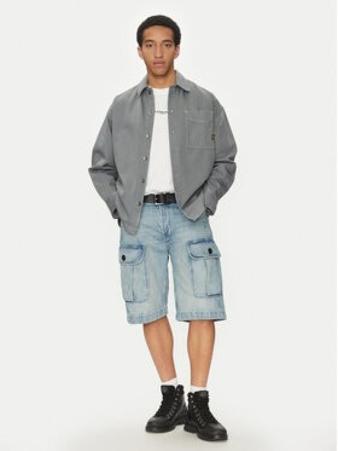 G-Star Raw Koszula D23007-D300 H116 Szary Boxy Fit