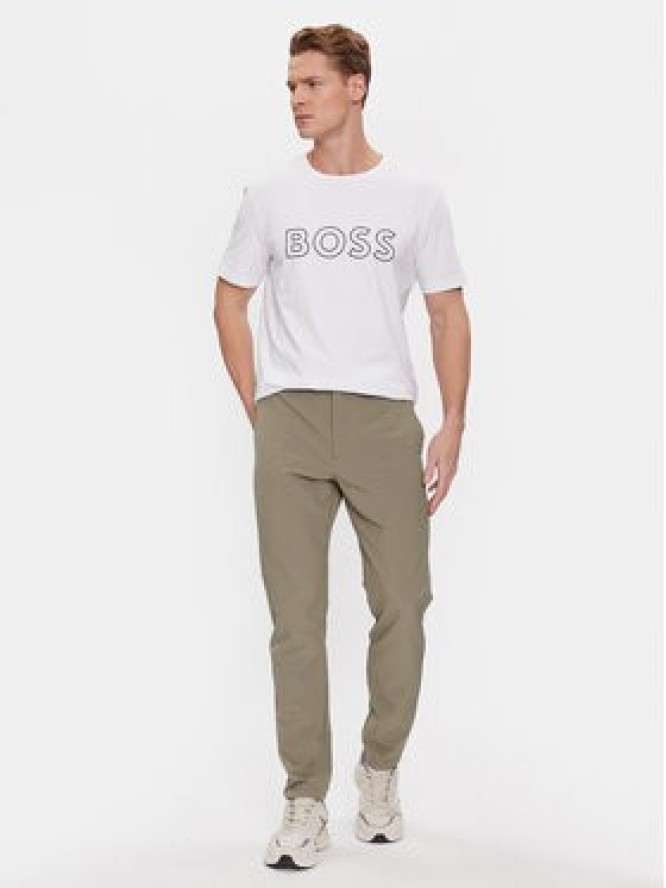 Boss Chinosy T_Commuter 50495497 Zielony Slim Fit