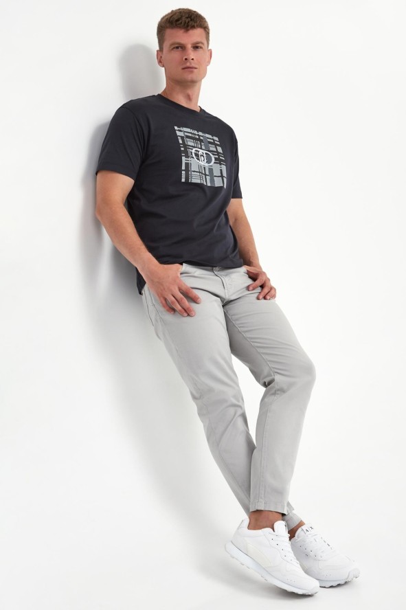 T-shirt męski z logo LIU JO