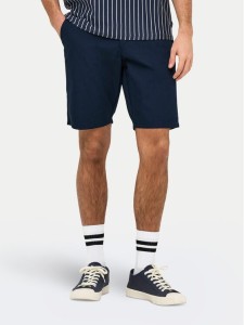 Only & Sons Szorty materiałowe Skal 22034682 Granatowy Slim Fit