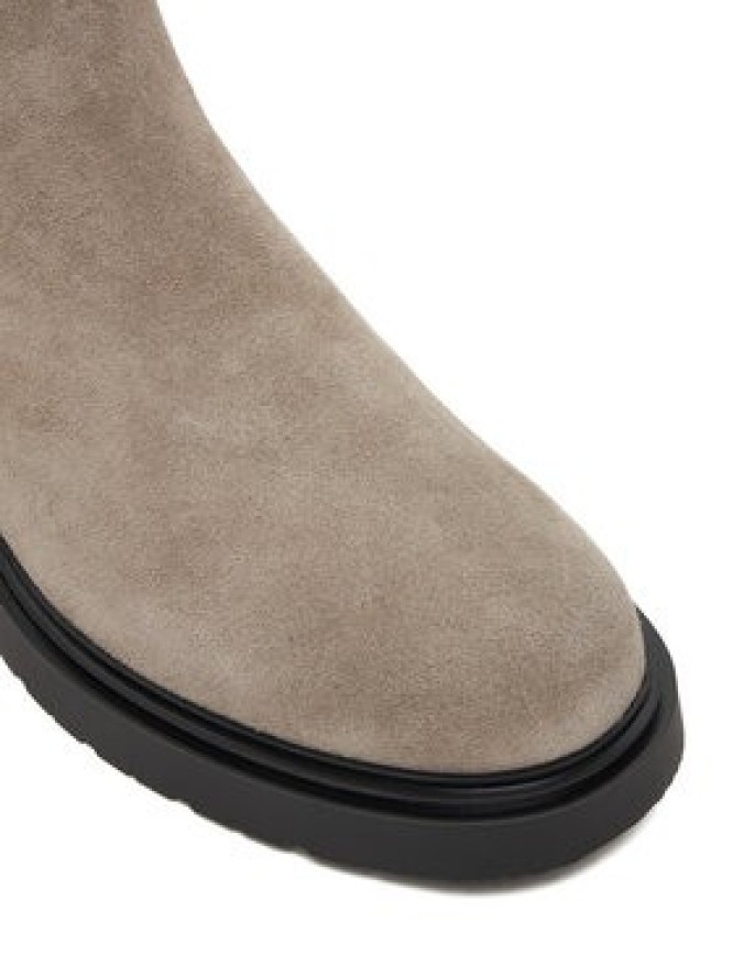 Calvin Klein Sztyblety Combat Ess Chelsea Boot Su YM0YM01372 Beżowy