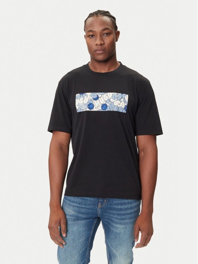 HUGO T-Shirt Nurix 50545128 Czarny Regular Fit