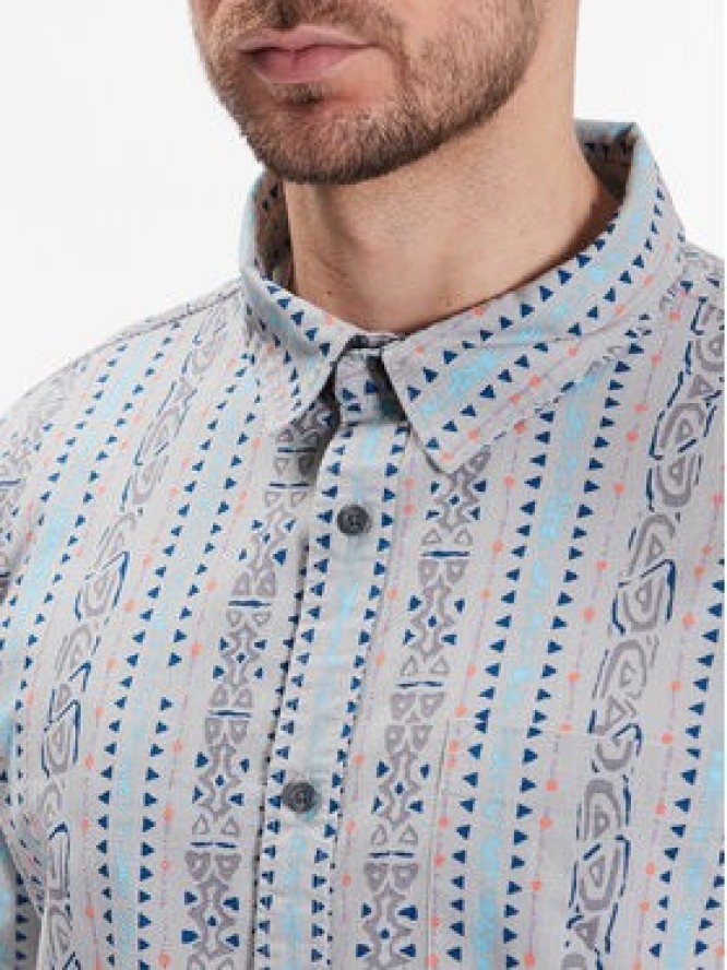 Quiksilver Koszula Tracks EQYWT04463 Szary Regular Fit