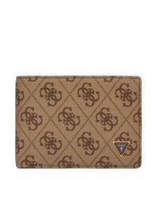 Guess Portfel SMMALL LEA27 Brązowy