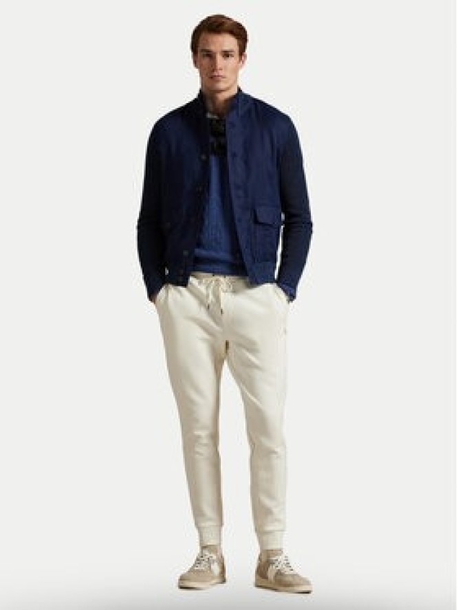 Polo Ralph Lauren Spodnie dresowe 710881518058 Écru Regular Fit