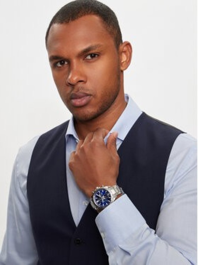 Casio Zegarek Edifice EFR-574D-2AVUEF Srebrny