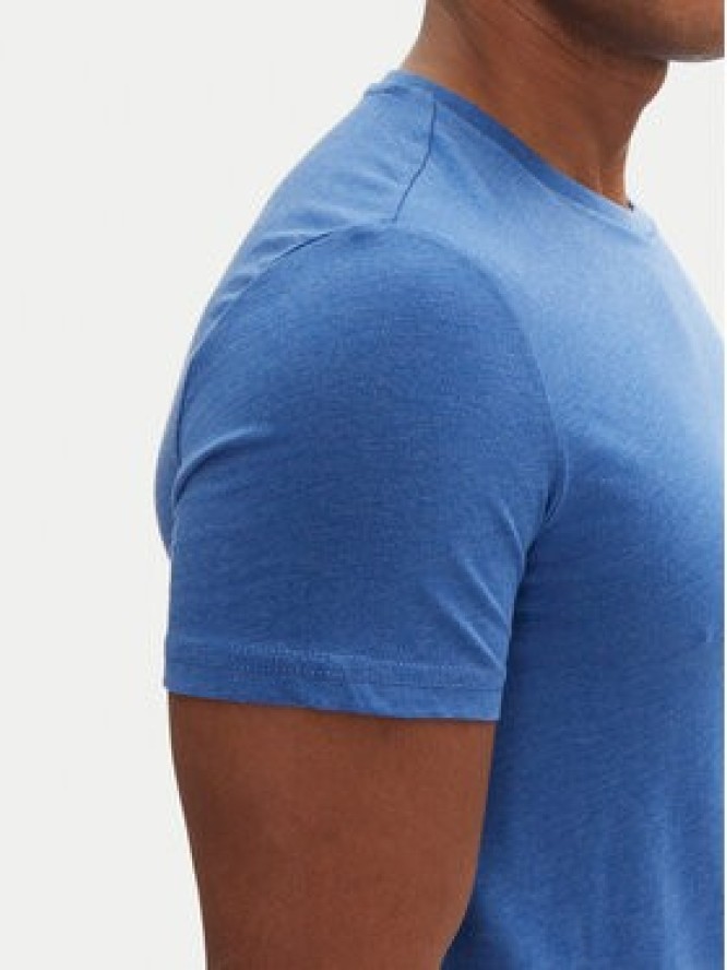 Tommy Jeans T-Shirt Jaspe DM0DM20363 Niebieski Slim Fit