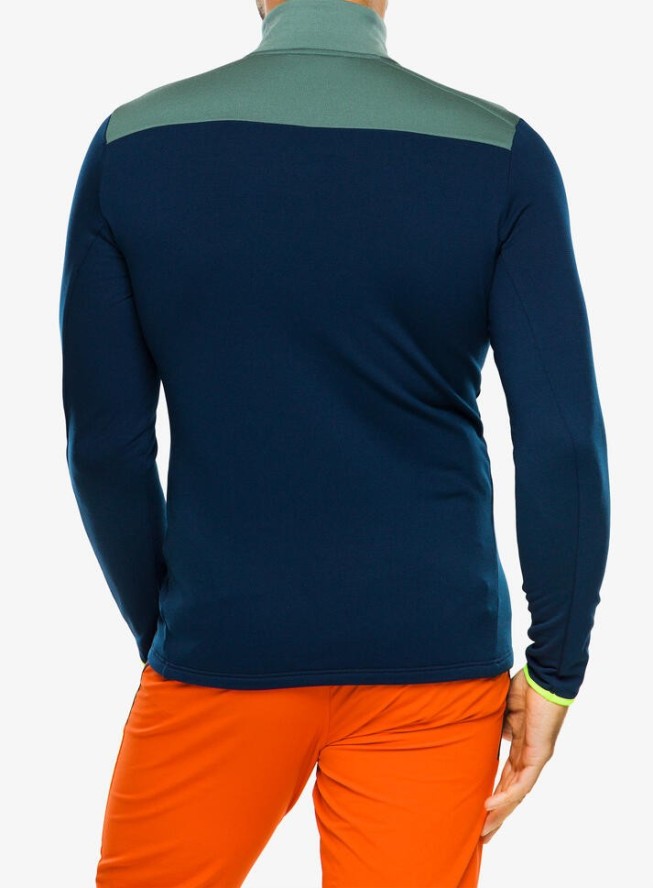 Bluza termiczna męska Ortovox Fleece Light Zip Neck