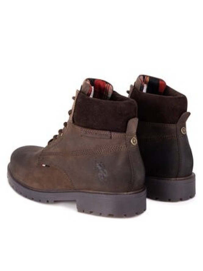 U.S. Polo Assn. Trapery YUMI002M/DL1 Brązowy