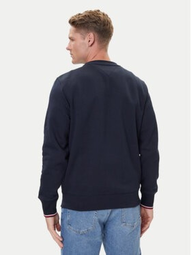 Tommy Hilfiger Bluza Small Logo MW0MW37471 Granatowy Regular Fit