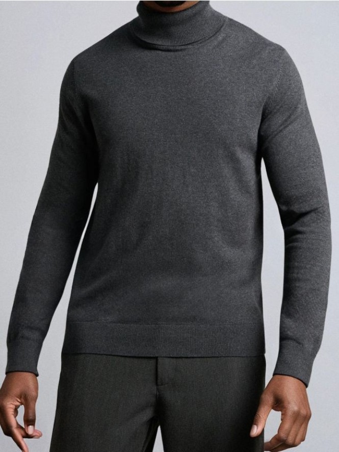 Klasyczny golf - szary