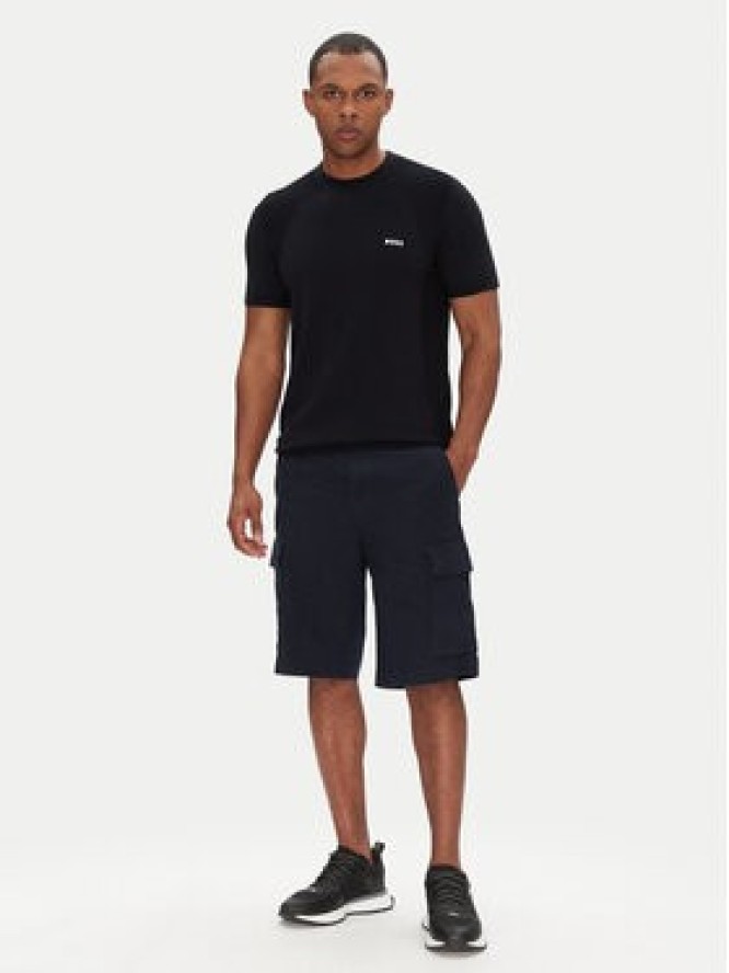 BOSS Szorty materiałowe Sisla-9 50536888 Granatowy Slim Fit