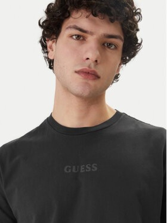 Guess T-Shirt M6GI27 K3249 Czarny Regular Fit