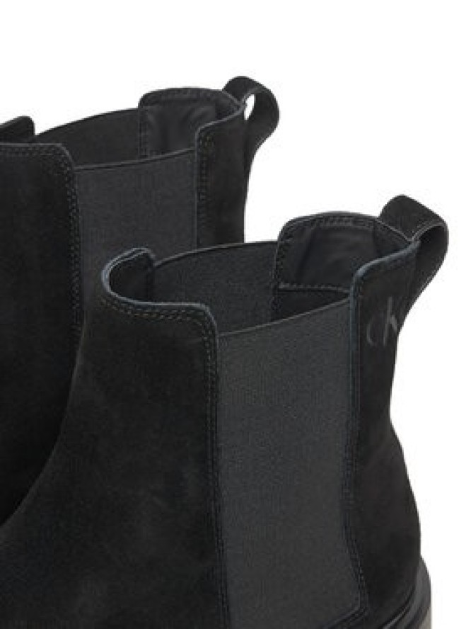 Calvin Klein Sztyblety Combat Ess Chelsea Boot Su YM0YM01372 Czarny