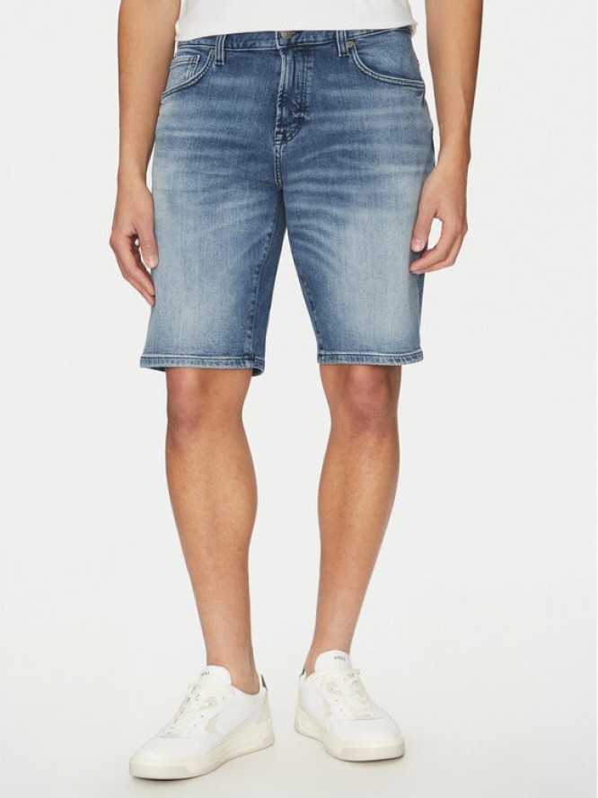 BOSS Szorty jeansowe Re.Maine 50537787 Niebieski Regular Fit