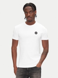 Just Cavalli T-Shirt 78OAHT12 Biały Slim Fit