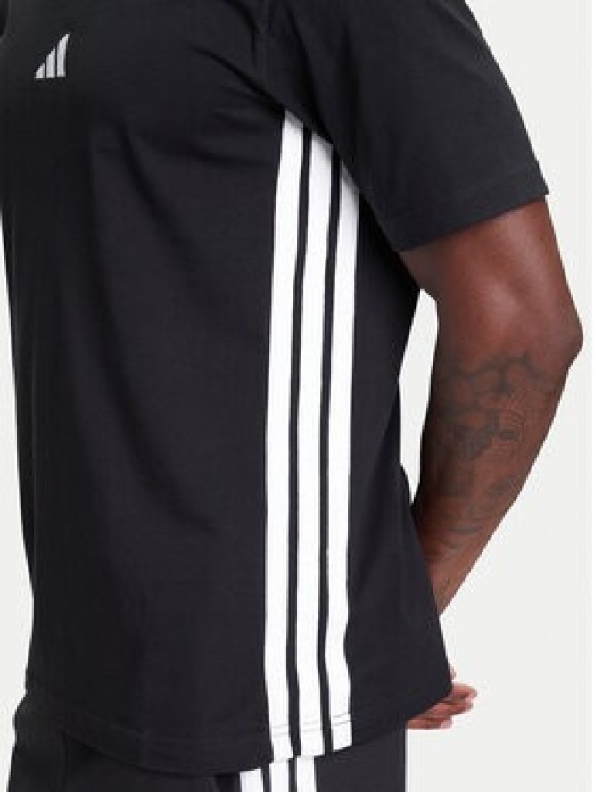 adidas T-Shirt Essentials 3-Stripes JD1906 Czarny Regular Fit