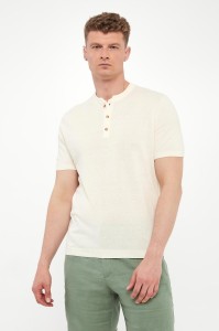 T-shirt męski z lnem LIU JO