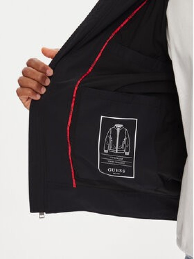 Guess Kurtka przejściowa M4YL13 WEZ70 Czarny Regular Fit