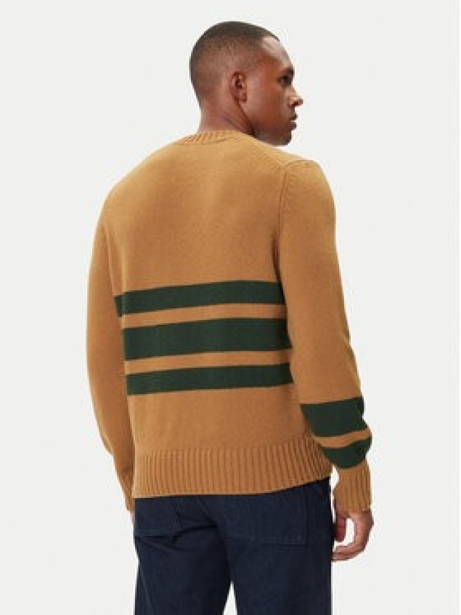 Lacoste Sweter AH5180 Brązowy Regular Fit