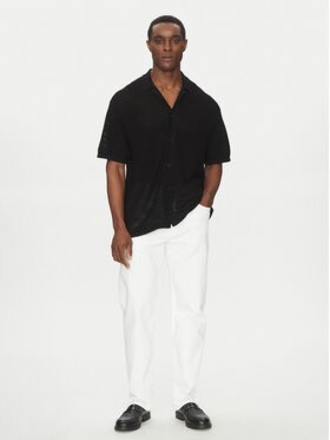 Michael Kors Koszula CS560FPFE5 Czarny Regular Fit