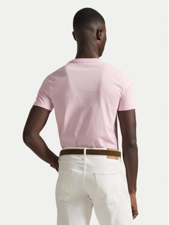 Polo Ralph Lauren T-Shirt 710671438520 Różowy Custom Slim Fit