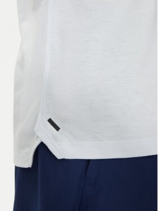 adidas Koszulka techniczna Workout Logo IT2128 Niebieski Regular Fit