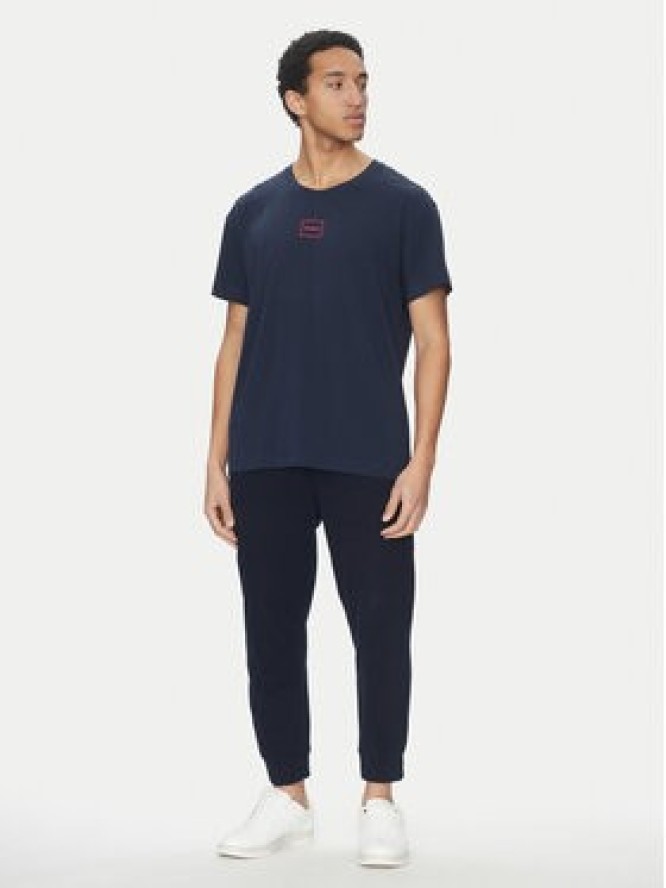 HUGO T-Shirt Laze 50525236 Granatowy Regular Fit