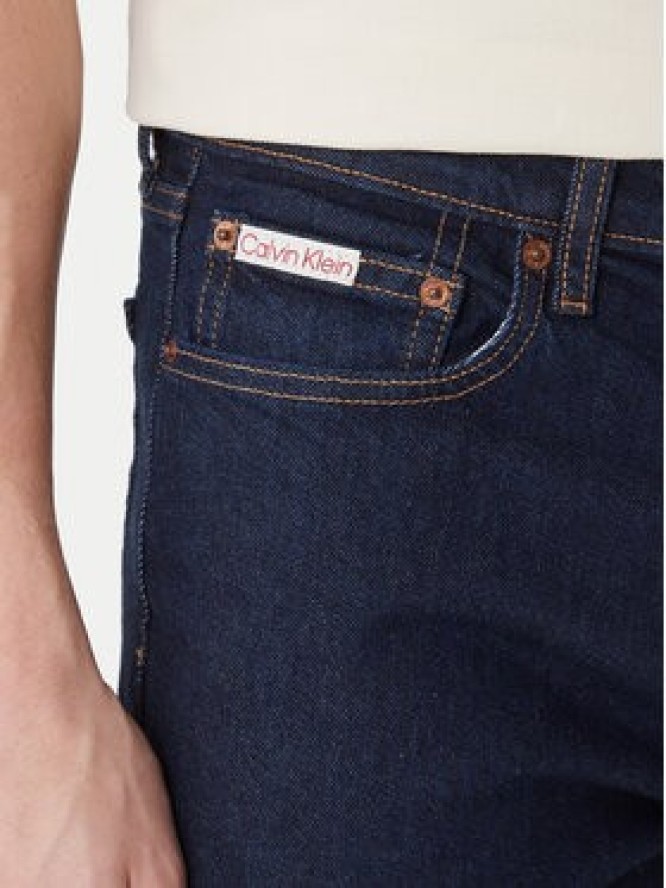 Calvin Klein Jeans Jeansy LV04RF757G Granatowy Slim Fit