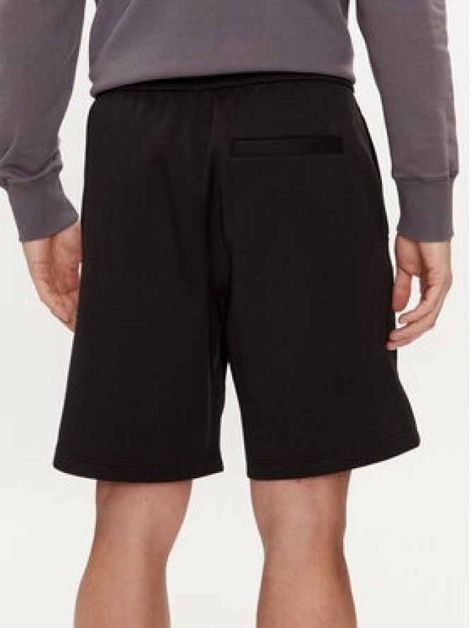 Calvin Klein Jeans Szorty sportowe Logo Repeat J30J325129 Czarny Regular Fit