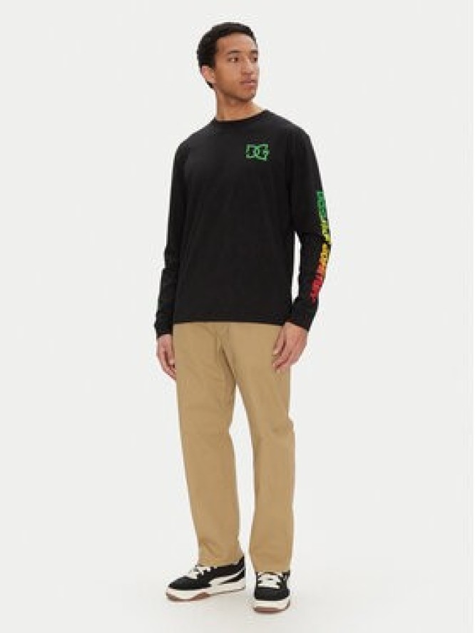DC Shoes Longsleeve ADYZT05474 Czarny Standard Fit