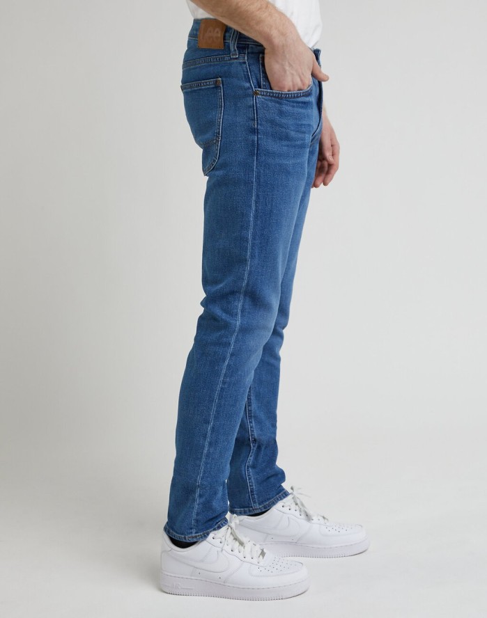 LEE LUKE MĘSKIE SPODNIE JEANSOWE JEANS DŻINSY BLUE SHADOW MID L719IAA27 112338457