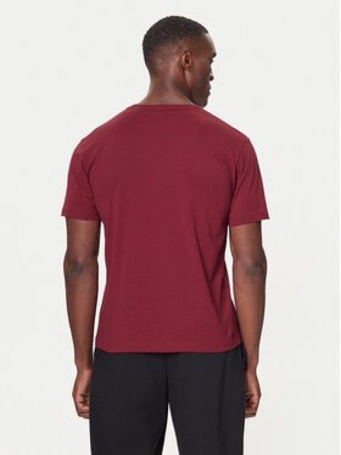 Gant T-Shirt 2004080 Bordowy Regular Fit