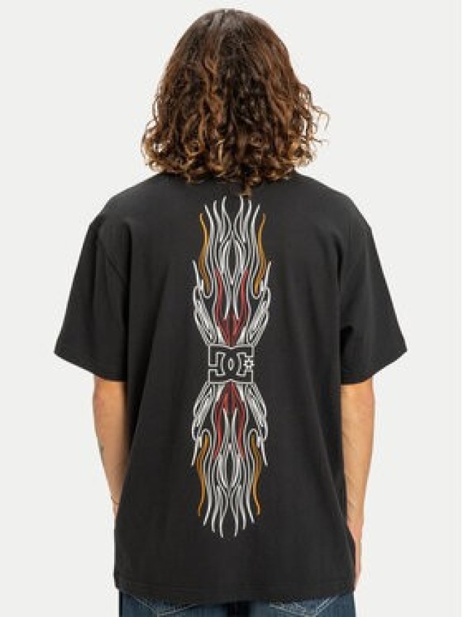 DC Shoes T-Shirt Burn Out EDYZT04356 Czarny Regular Fit