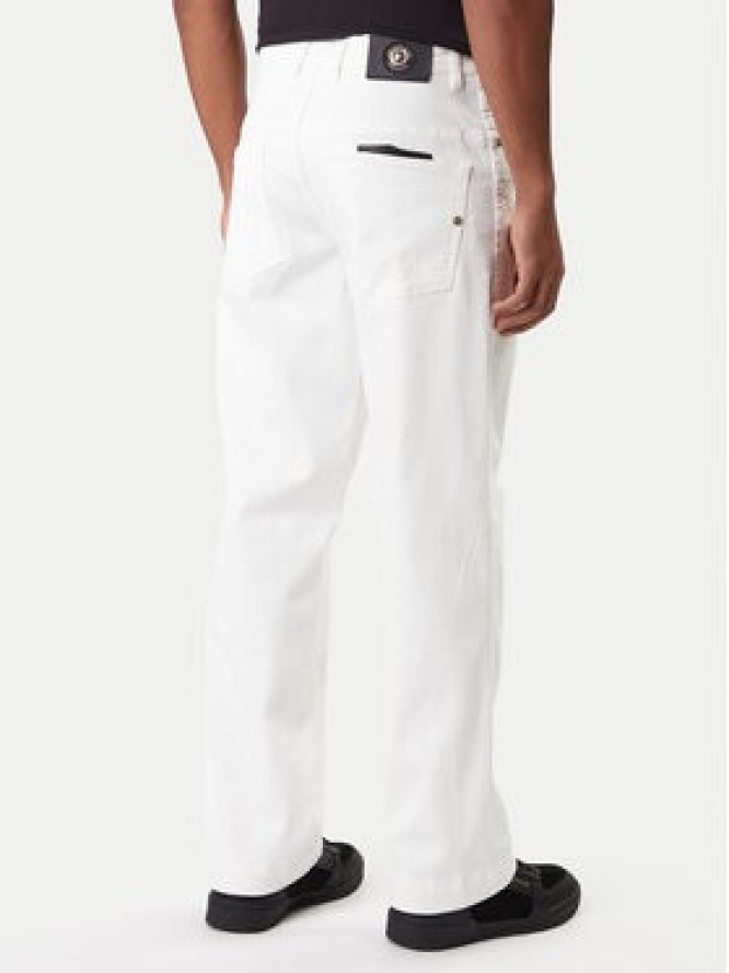 Versace Jeans Couture Jeansy 80GAB5RE CEWCA Biały Straight Fit