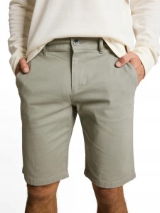 SPODENKI MĘSKIE KRÓTKIE BERMUDY TOM TAILOR SLIM CHINO OLIWKOWE
