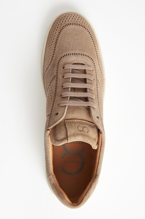 Sneakersy męskie zamszowe CESARE CASADEI