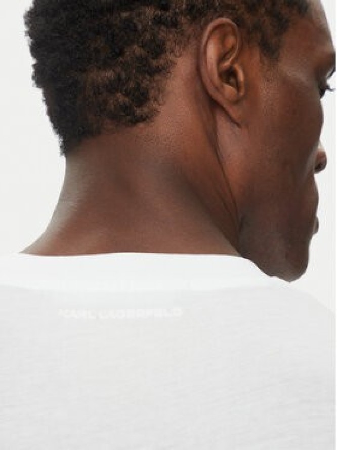 KARL LAGERFELD T-Shirt 755710 500224 Biały Regular Fit