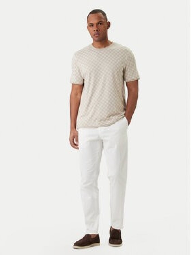 JOOP! T-Shirt Victormanuel 30101945 Beżowy Regular Fit