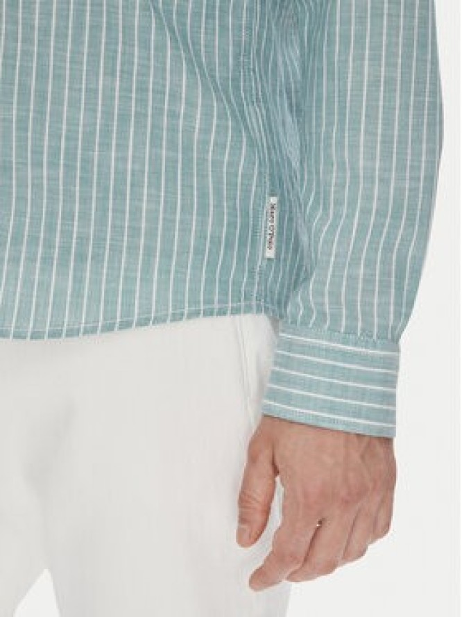 Marc O'Polo Koszula 526 7210 42358 Zielony Slim Fit