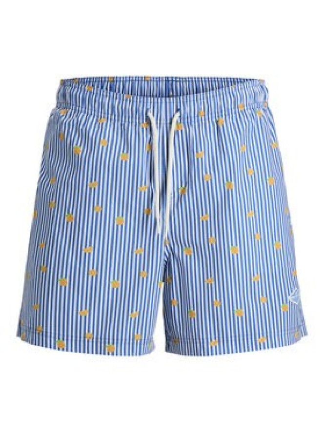 Jack & Jones Szorty kąpielowe Maui Breeze 12291425 Niebieski Regular Fit