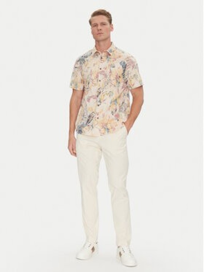Guess Koszula M5GH42 WH800 Beżowy Regular Fit