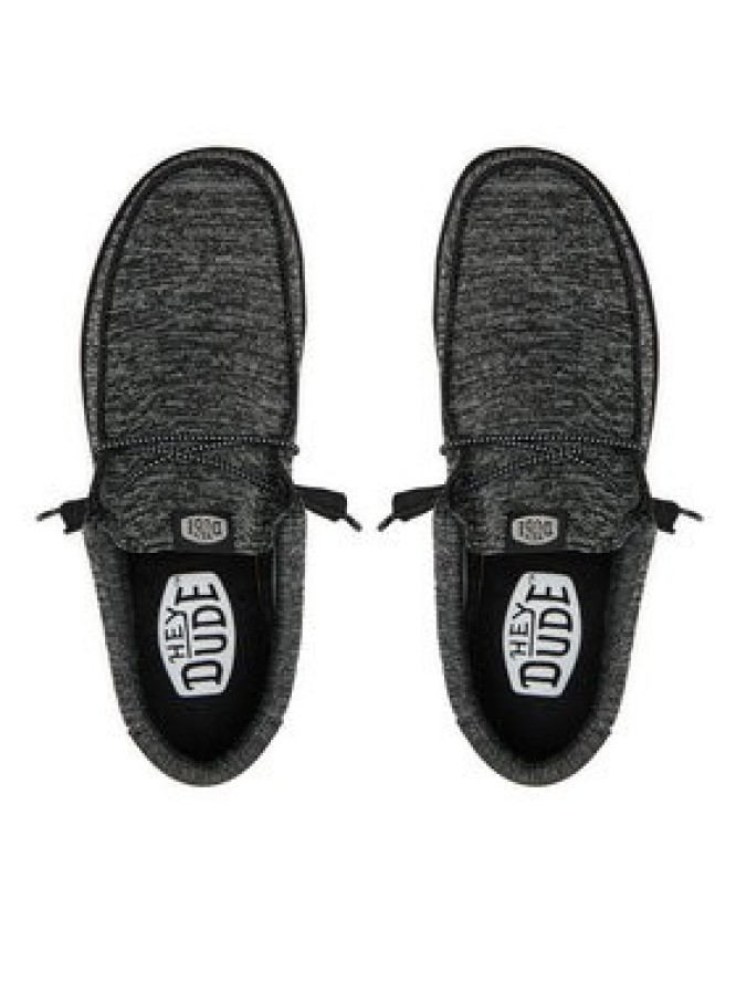 Hey Dude Mokasyny Wally Sport Knit 40536-060 Czarny