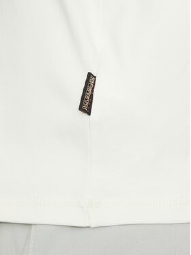 Napapijri T-Shirt S-Vanni NP0A4IEA Biały Regular Fit